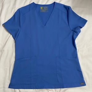 Women’s Figs Isabela Scrub Top — Ceil Blue